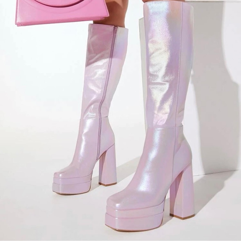Sparkl platform boots size 8